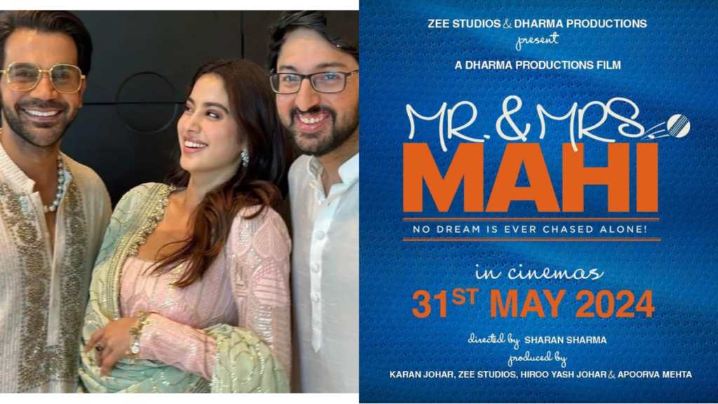Mr & Mrs Mahi (2024) Movie Released Date, Cast, Director, Story, Budget and more…