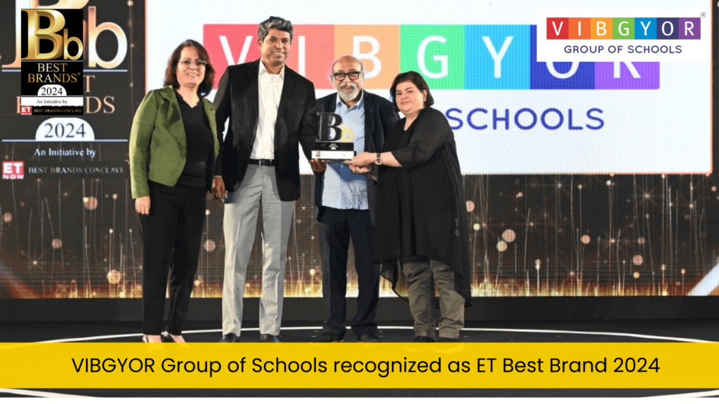 VIBGYOR Group of Schools recognized as ET Best Brand 2024-min